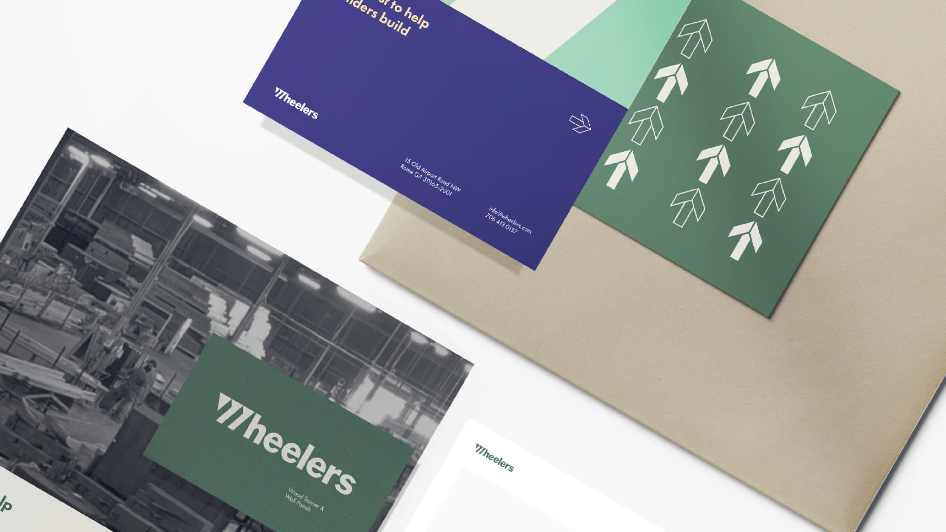The sales deck includes a custom branded folder, business card, and Wheelers informational book for pitches.
