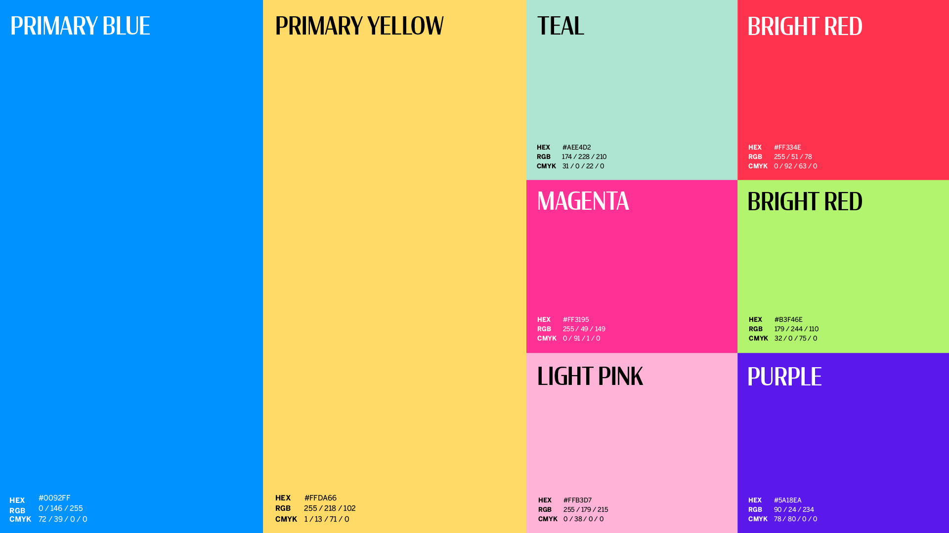 ASO Atlanta Symphony Orchestra 24/25 Season Color Palette