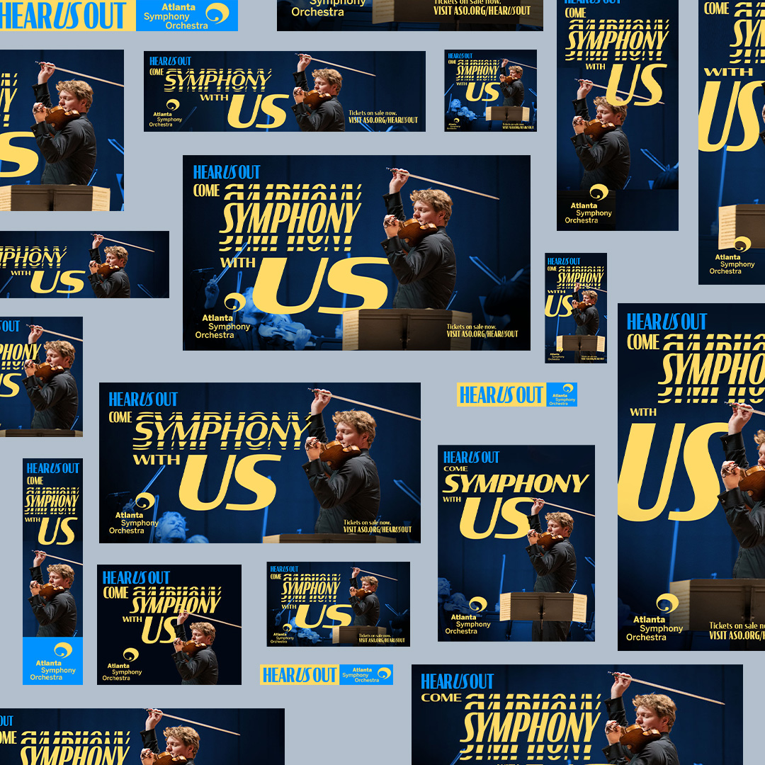 Headword scaled the campaign to a variety of media placements for each of the "Hear Us Out" campaign ads created.