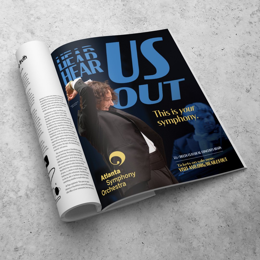 Atlanta Symphony Orchestra Print Ad for Atlanta Magazine