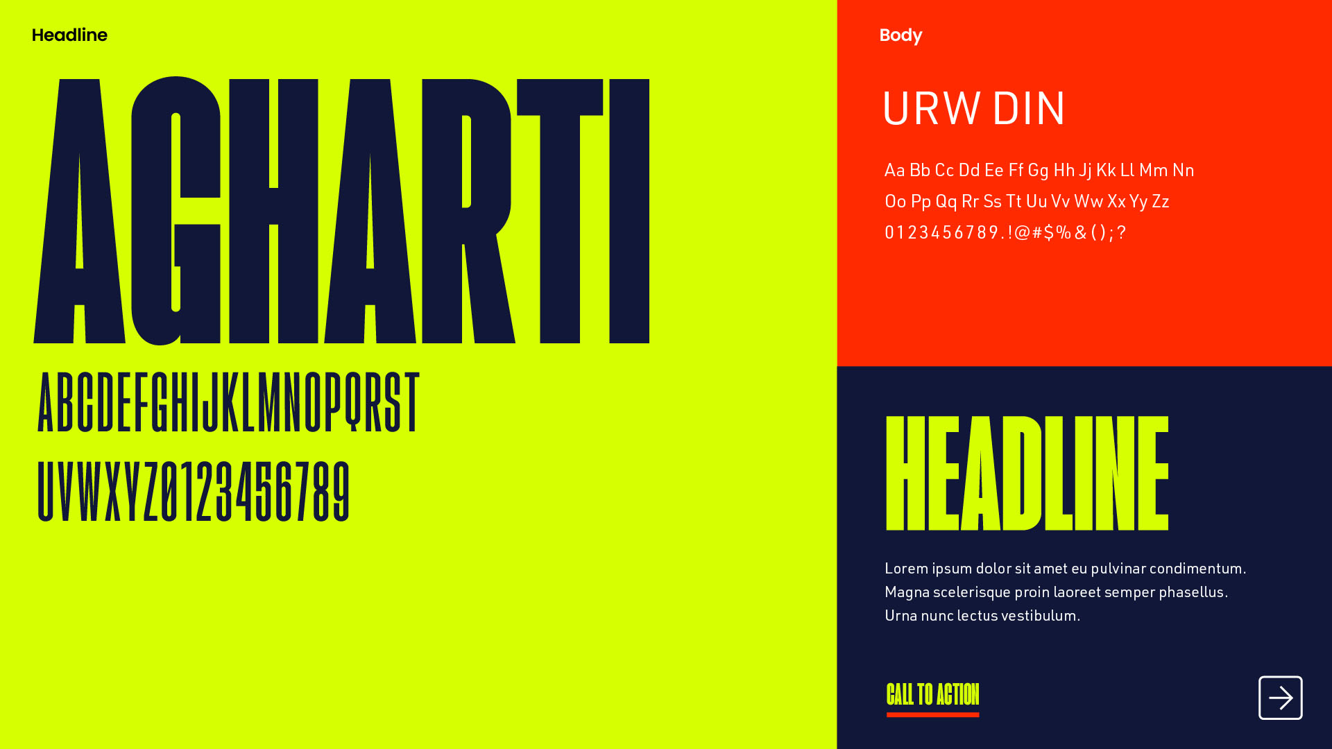 Frameworks Typography