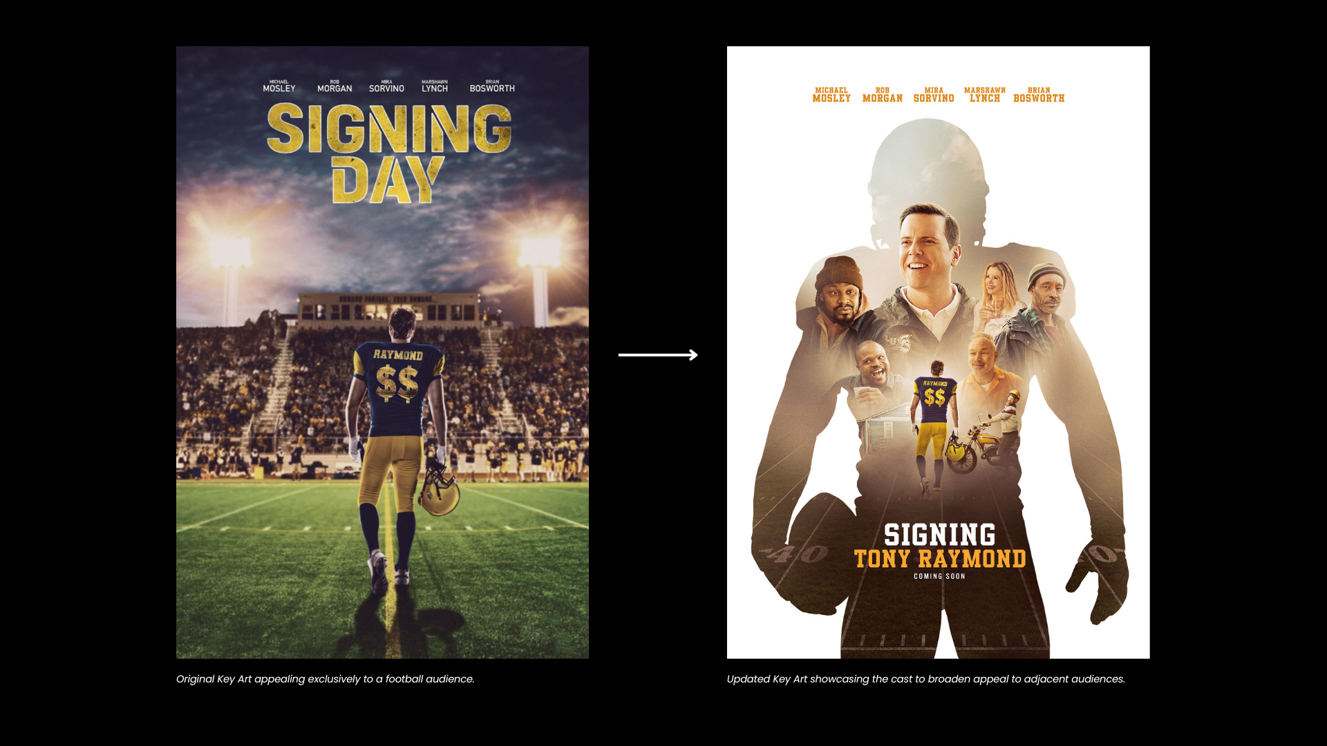 Signing Tony Raymond Key Art & Title Change