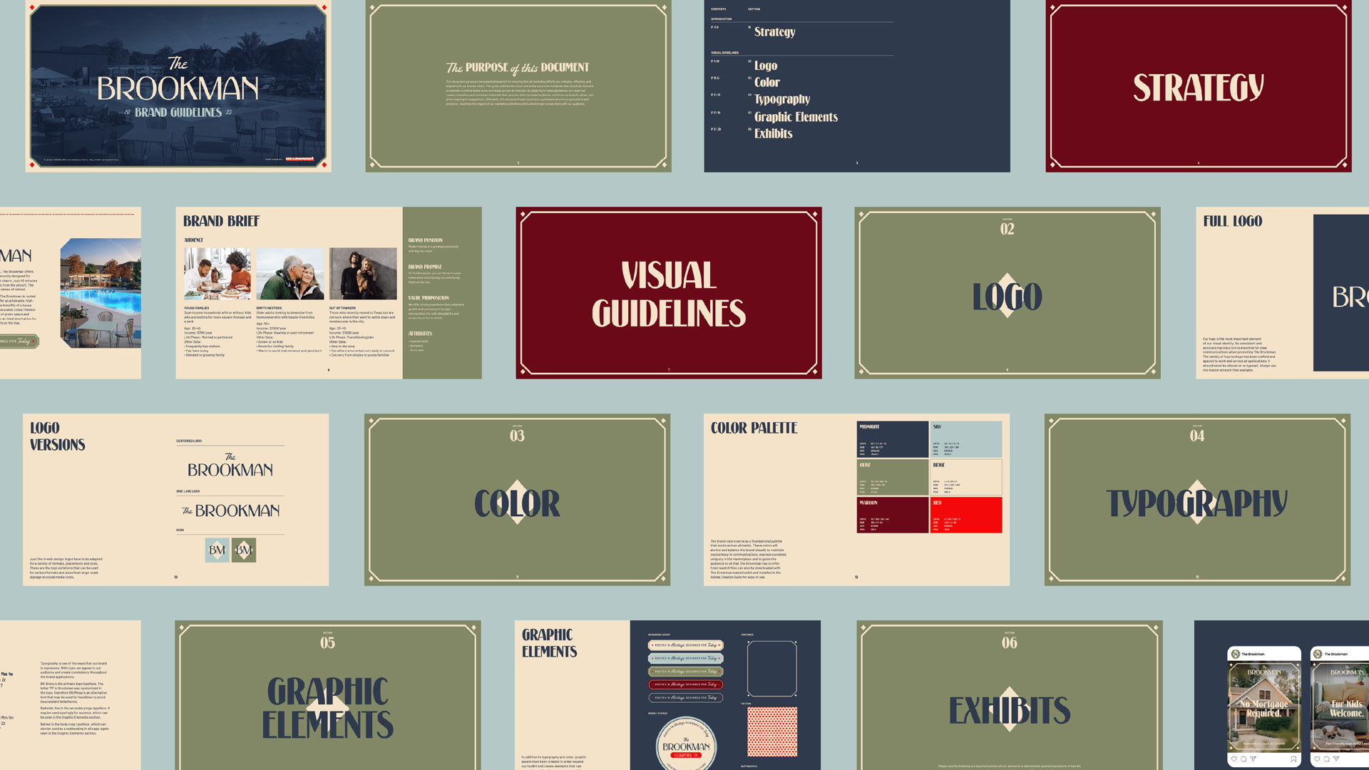 The Brookman brand guidelines styleguide style guide brand standards created by Headword