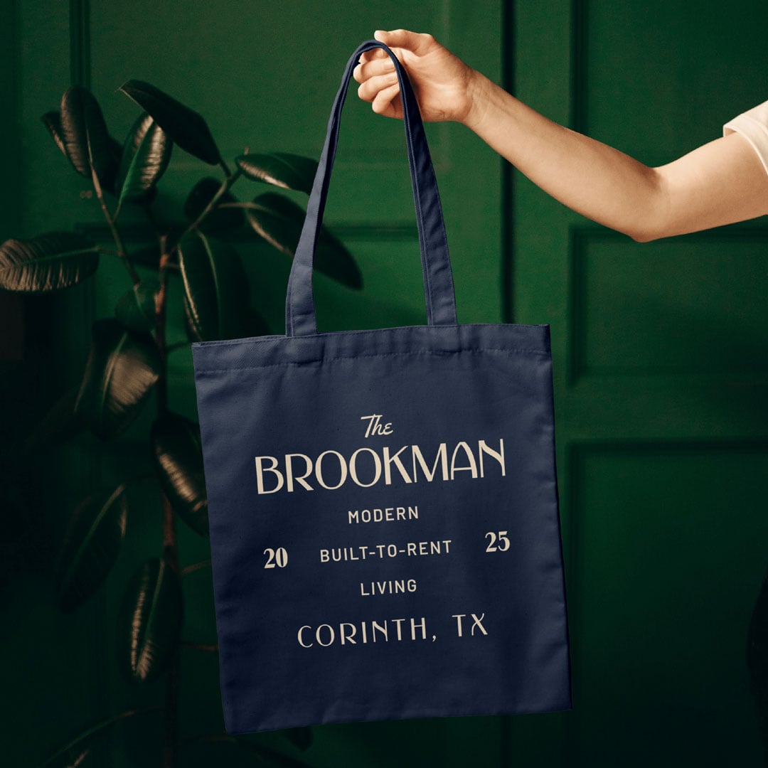 The Brookman community tote bag